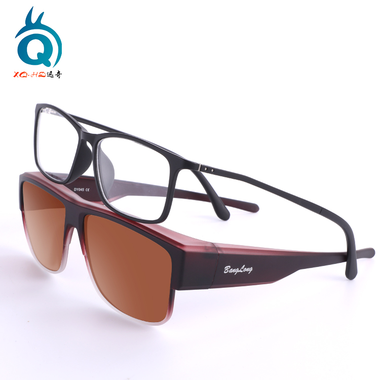 Comfortable Lightweight Polarizing Fit Over Sunglasses for Driving Fishing（6)