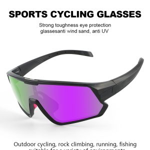 Sport Glasses Polarized Full Frame Tr90 Cycling UV400 Bike Sunglasses