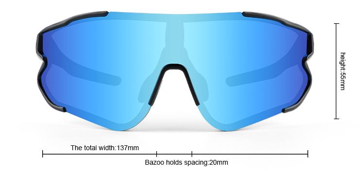 UV400 protection sporty polarized waterproof mountaineer road biker glasses sports sunglasses for men